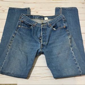 Levi 501 Vintage Straight Leg button fly
